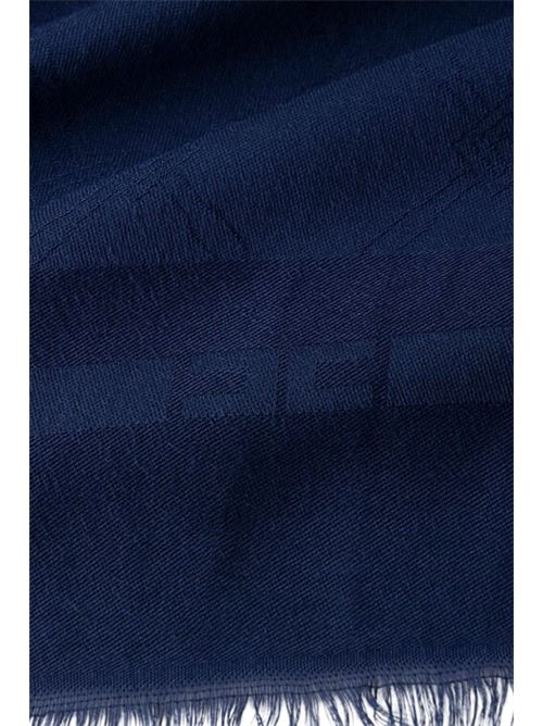 Sciarpa c/rombi jacquard blu Elisabetta Franchi | SC04F51E2DC8